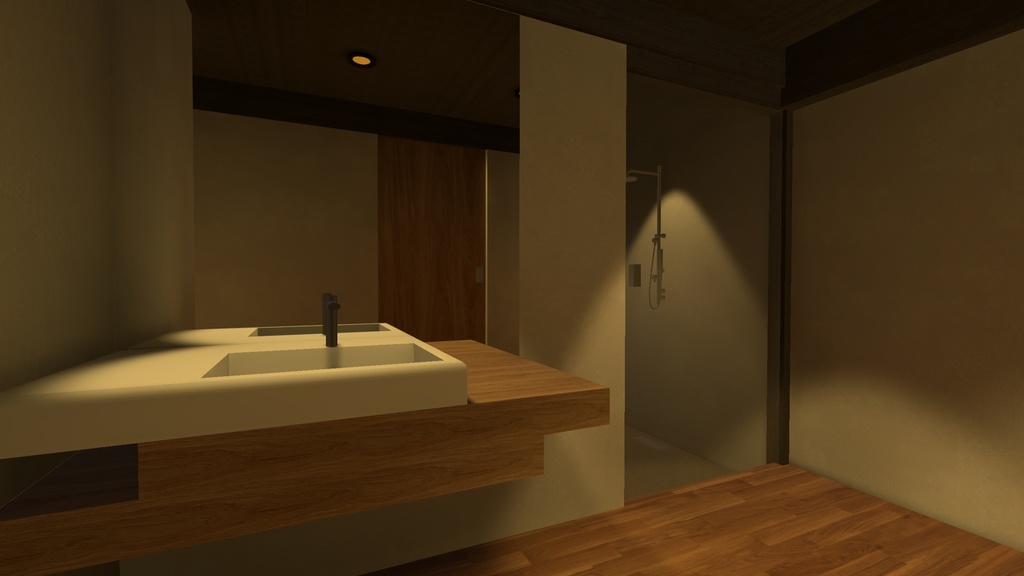 【VRChat】蔵のあるリノベーション古民家 / A Japanese house with a warehouse