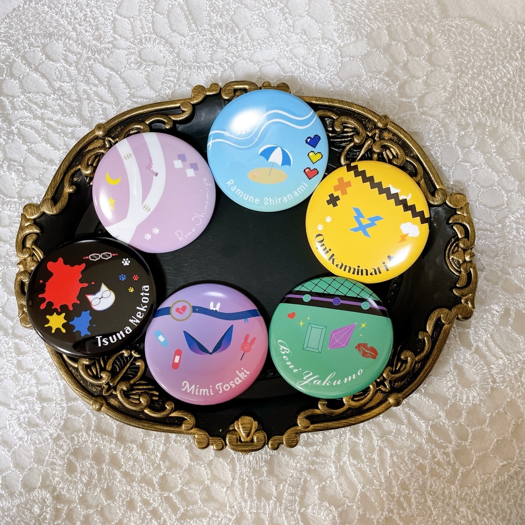 【VGGC 4th】モチーフ缶バッチ