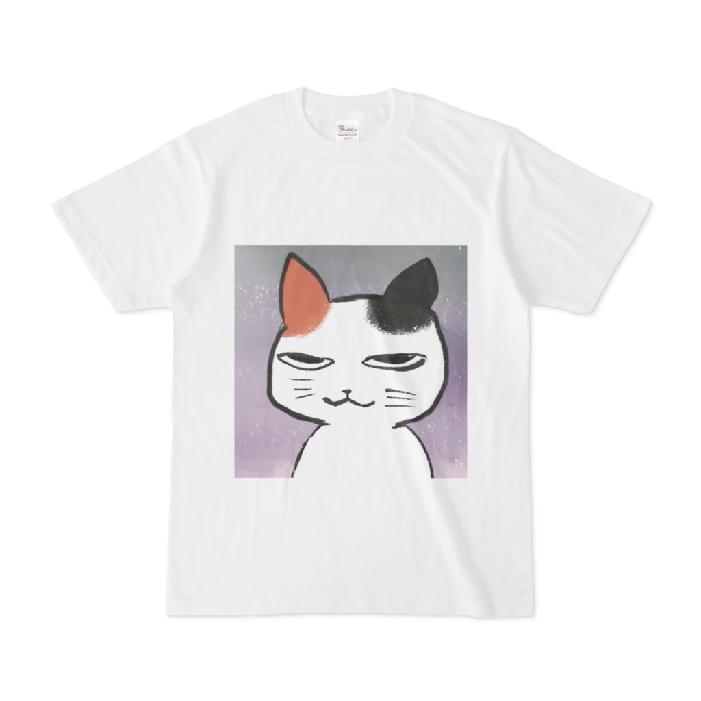 悪猫白Tシャツ