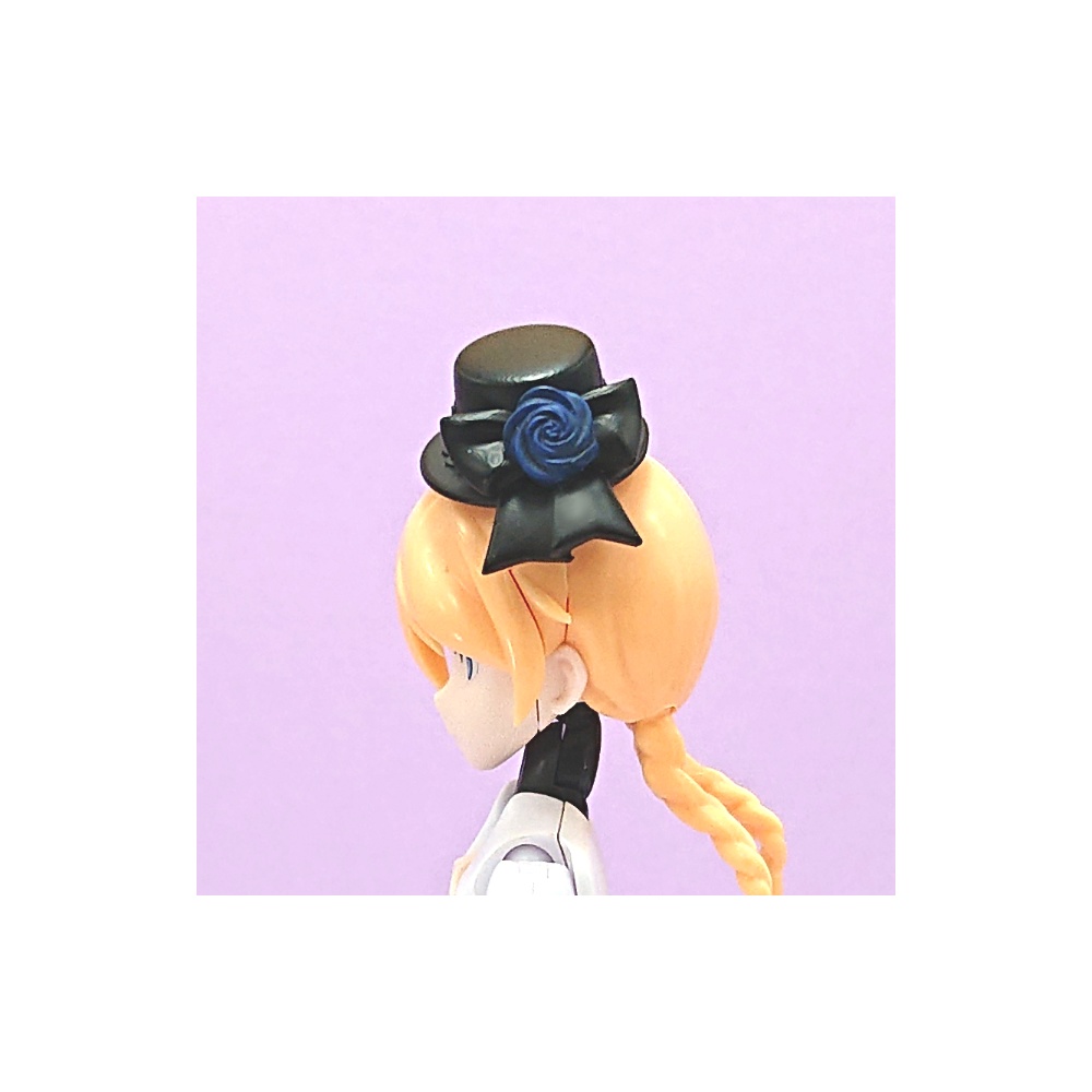 ゴスロリミニハットセット (メガミデバイス用帽子)※成形色は白色になります