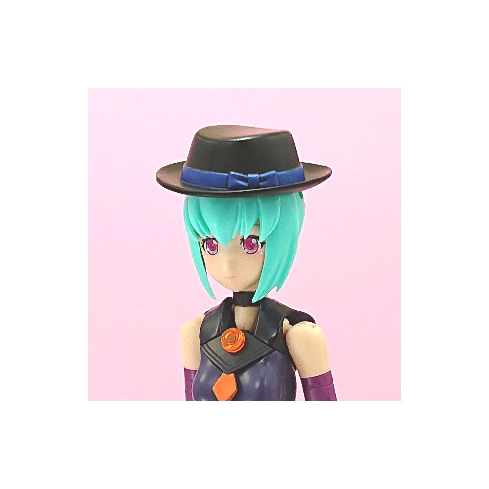 ゴシックハット(リボン) (メガミデバイス用帽子)※成形色は白色になります