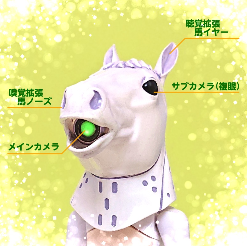 アドバンスド馬マスク (メガミデバイス用ヘッドパーツ)