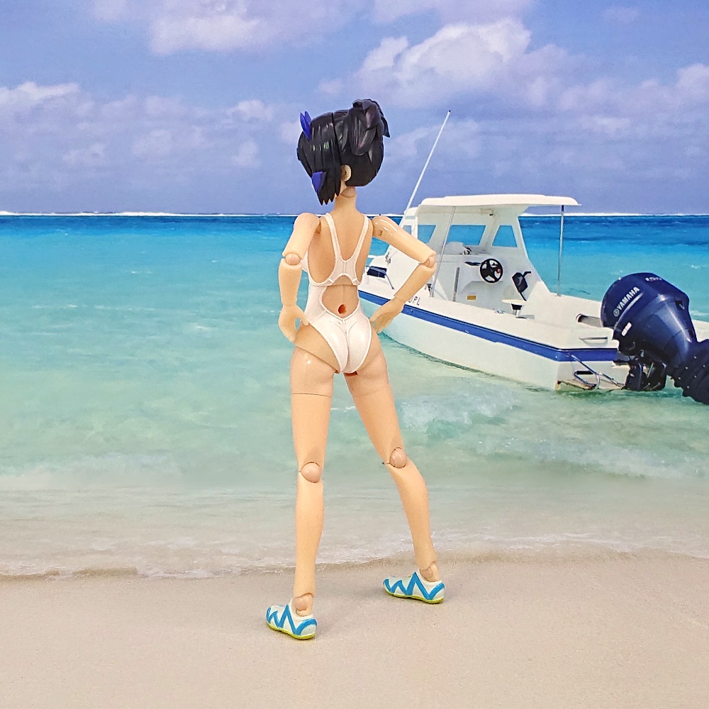 E. L. F. 汎用型 素体(PROTOTYPE)競泳水着Ver (メガミデバイス用球体関節素体パーツ)