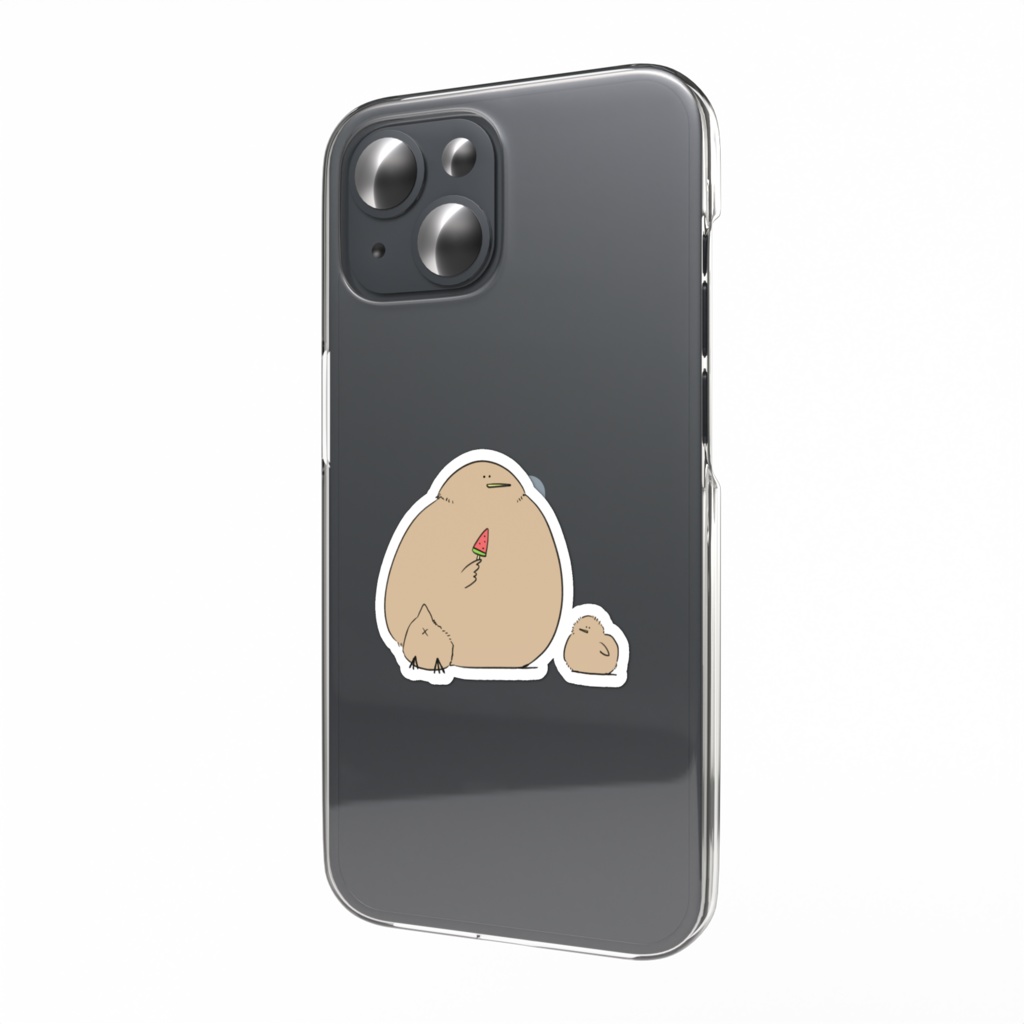 ゆるいキーウィスマホステッカー