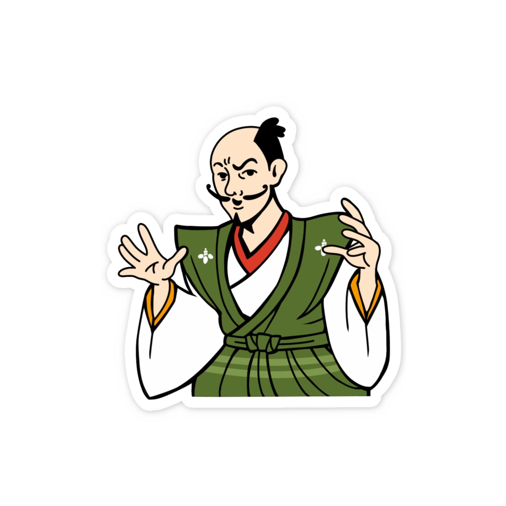 にゅーおだちゃんスマホステッカー