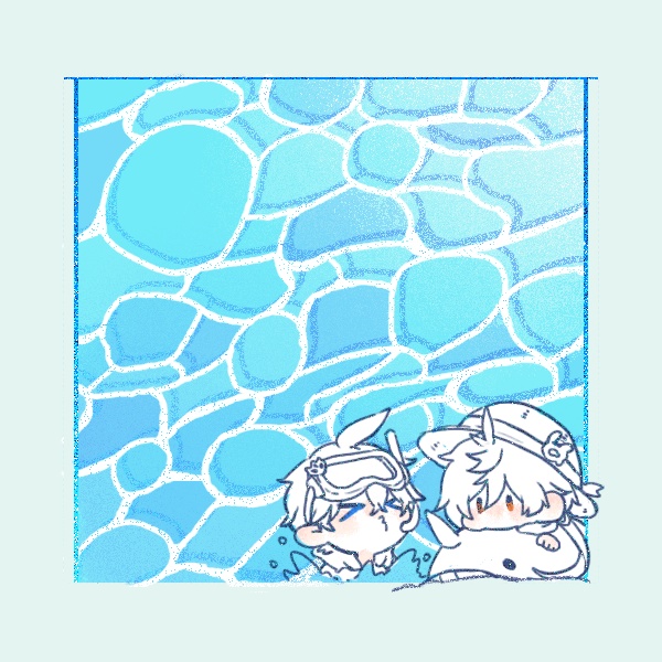 メガネ拭き（青）