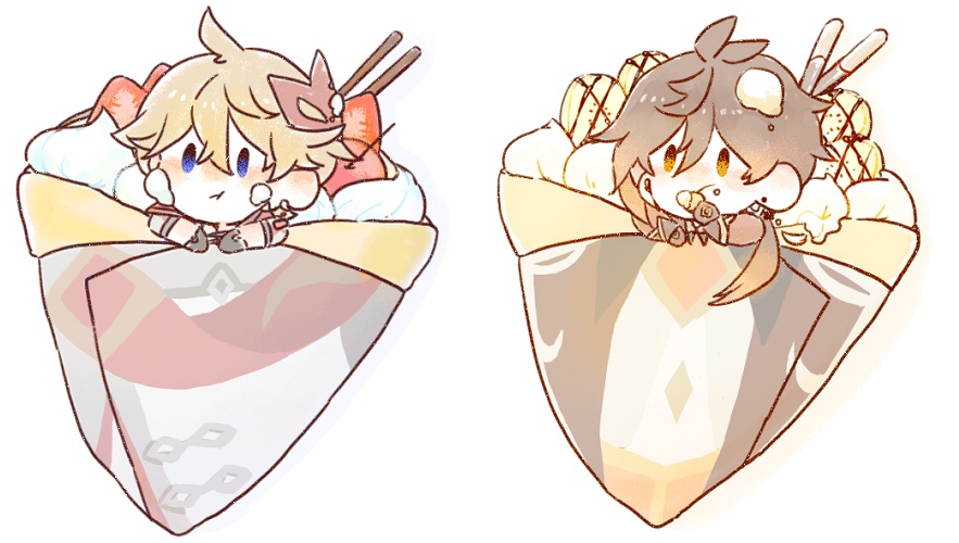 クレープ風アクリルスタンド