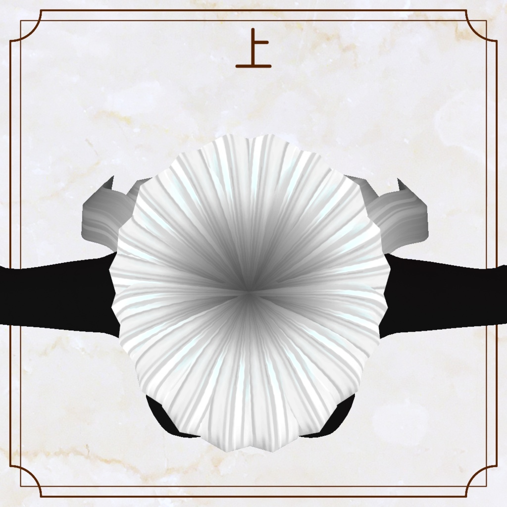 【VRoid用ヘアプリセット】ぱっつん姫カット【正式版・β版】