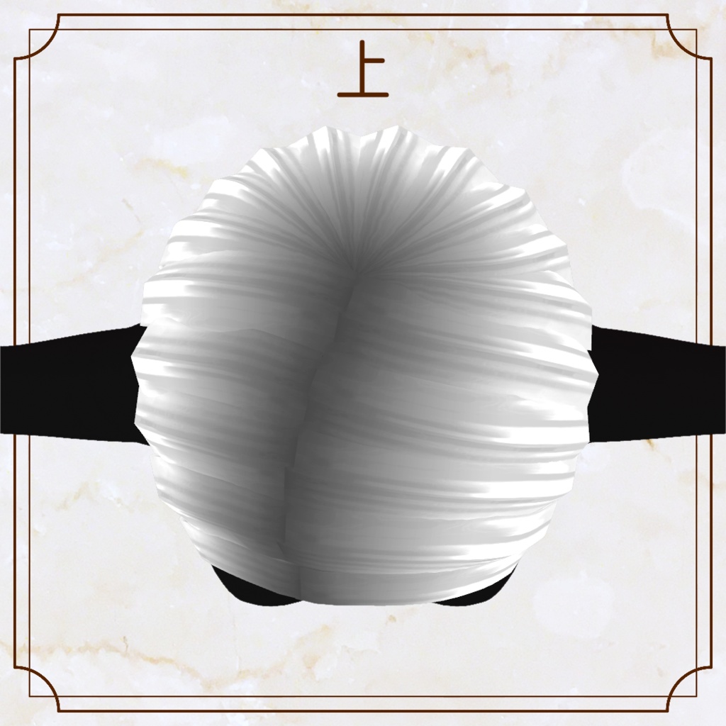 【VRoid用ヘアプリセット】ワンレンボブ【正式版・β版】