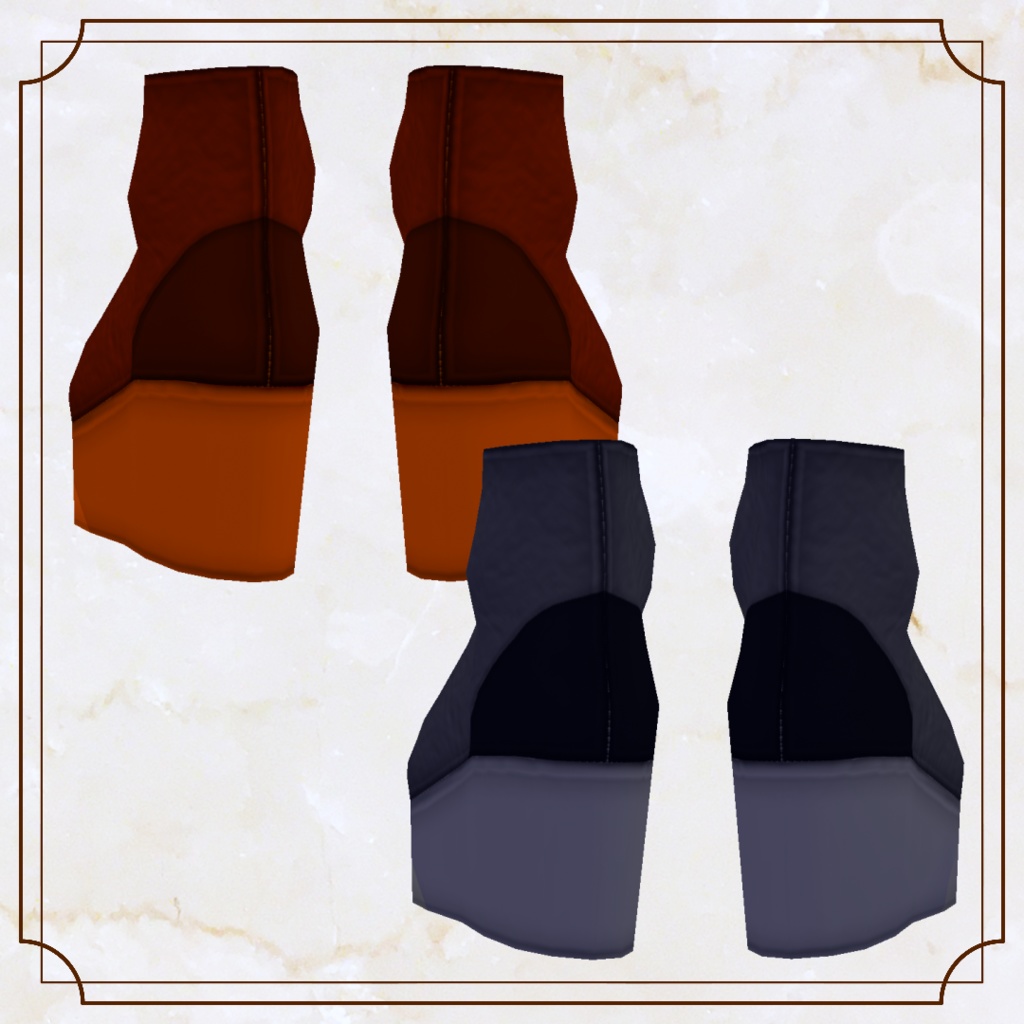 【VRoid】ワーカーシューズ