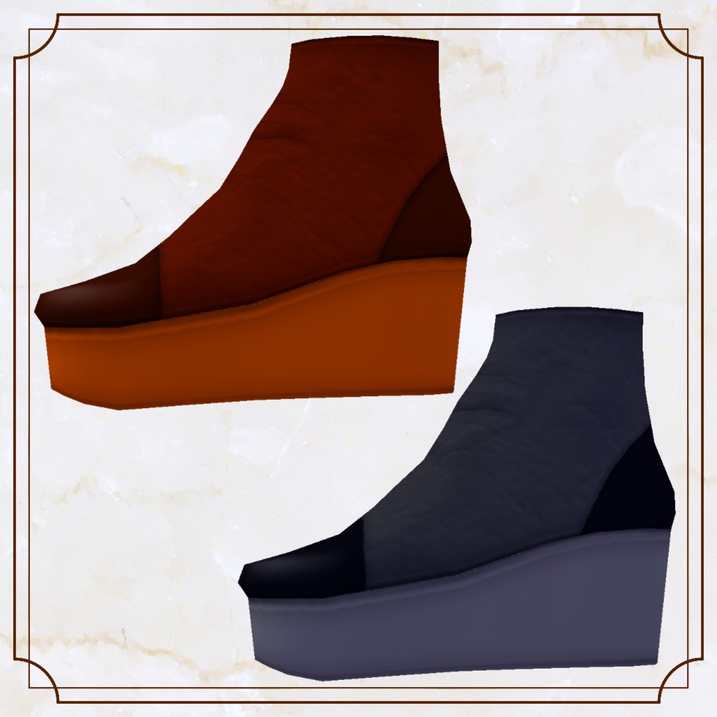 【VRoid】ワーカーシューズ