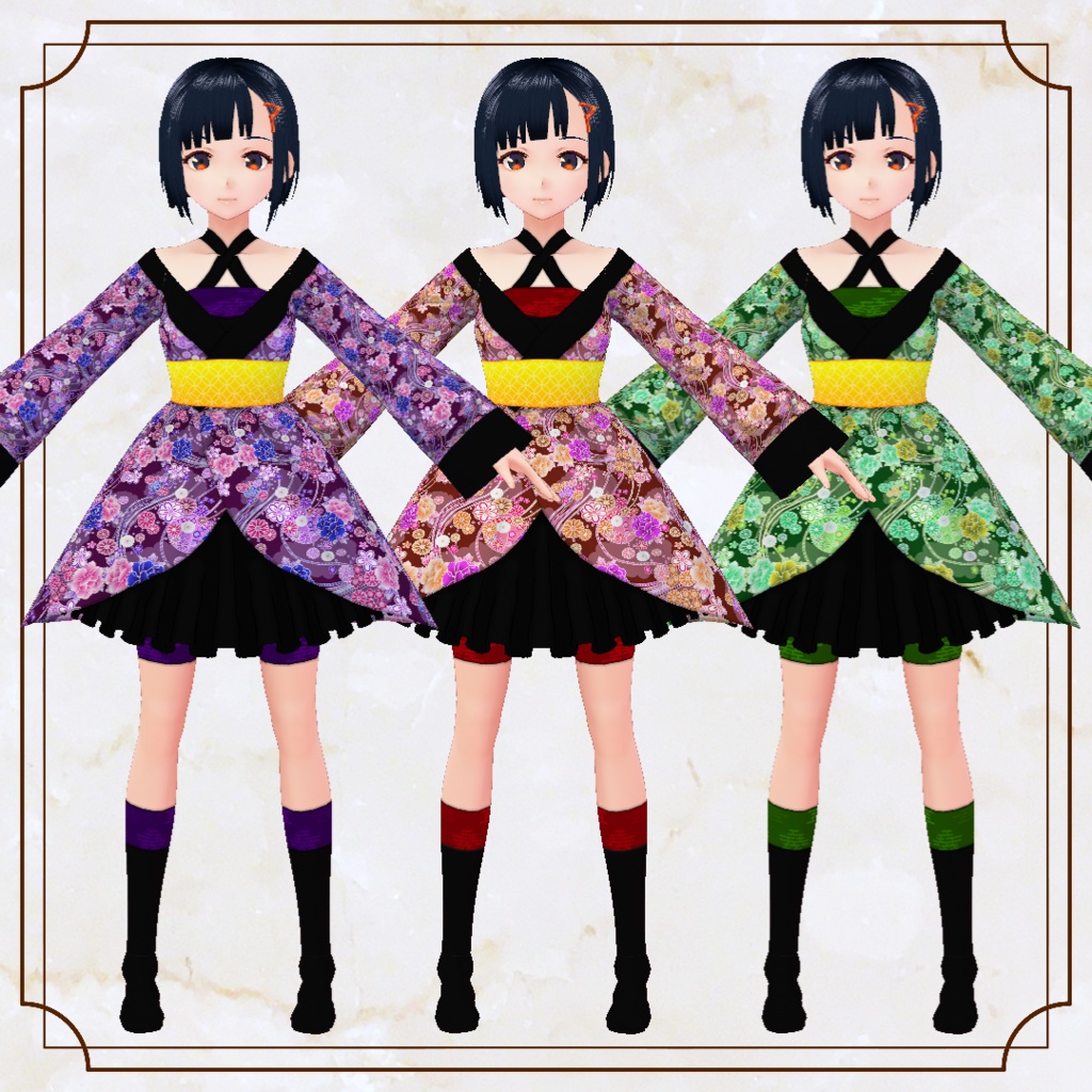 【VRoid】和風セットアップ