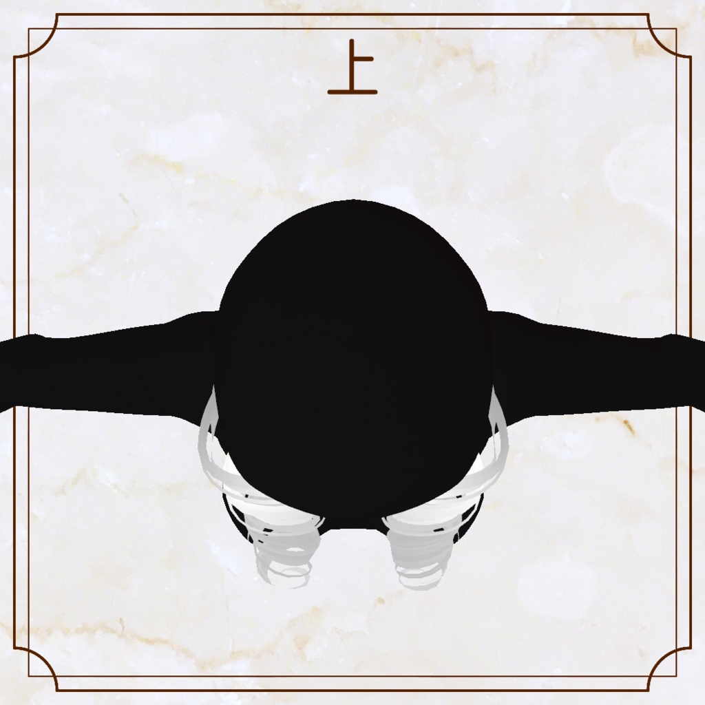 【VRoid用ヘアプリセット】縦ロール横髪【正式版】