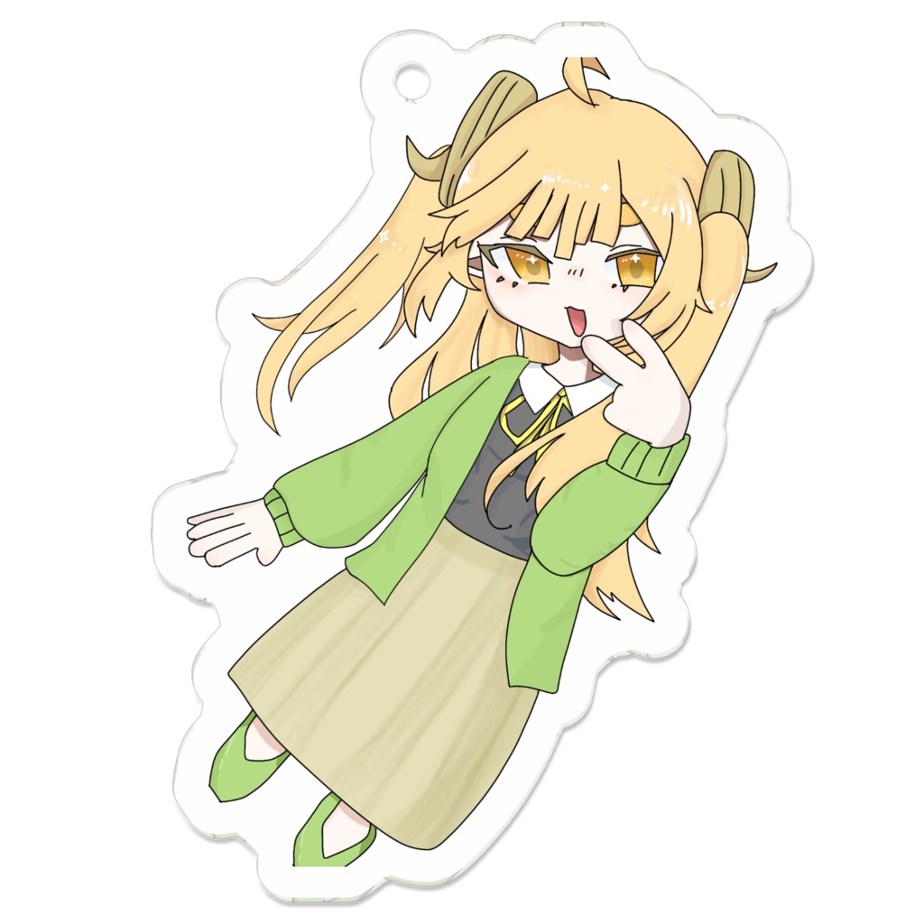 福目ほわ_アクリルキーホルダー