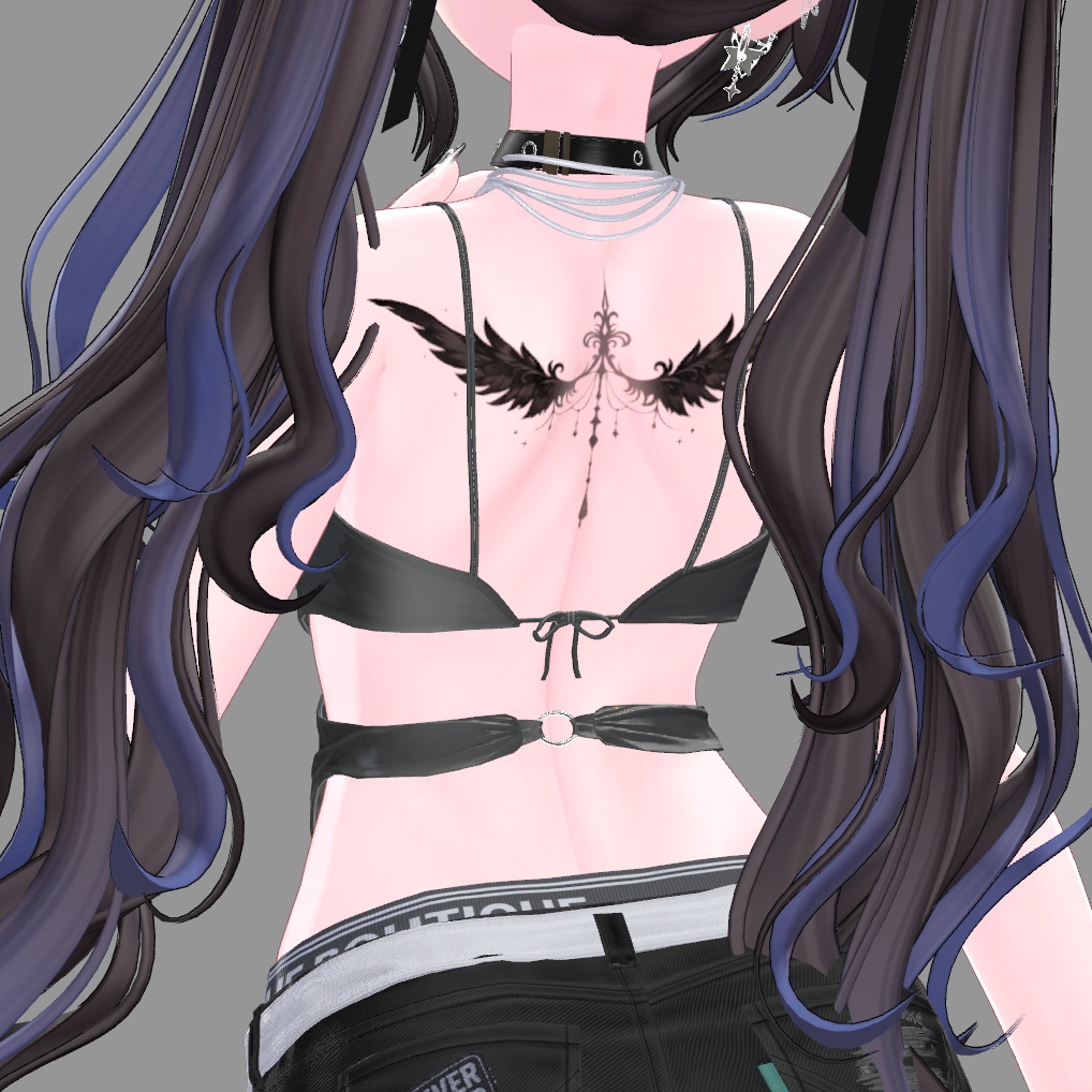 SALE🌟🦇 Fallen Angel Wings Tattoo /堕天使の羽(翼)のタトゥー🦇