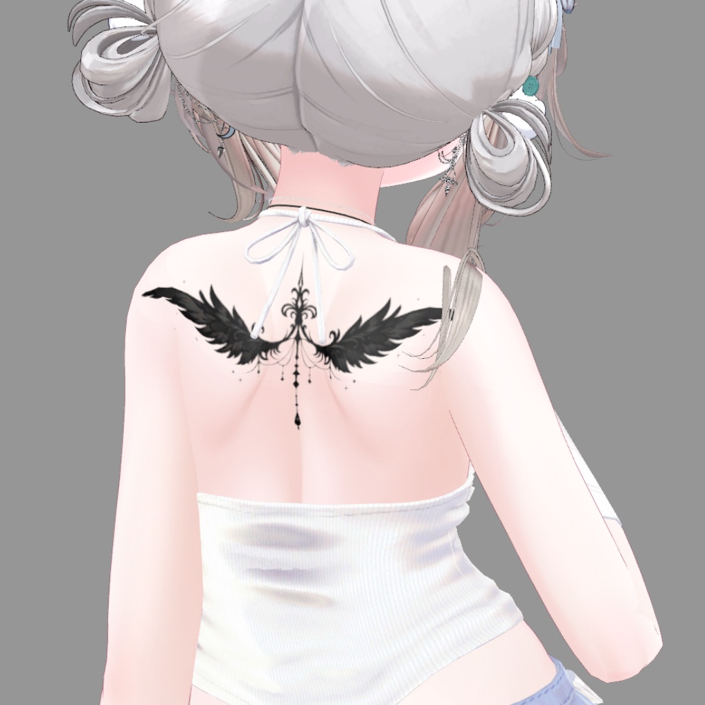SALE🌟🦇 Fallen Angel Wings Tattoo /堕天使の羽(翼)のタトゥー🦇