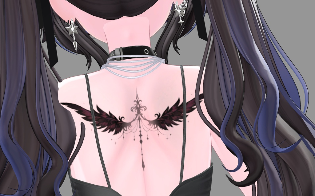 SALE🌟🦇 Fallen Angel Wings Tattoo /堕天使の羽(翼)のタトゥー🦇