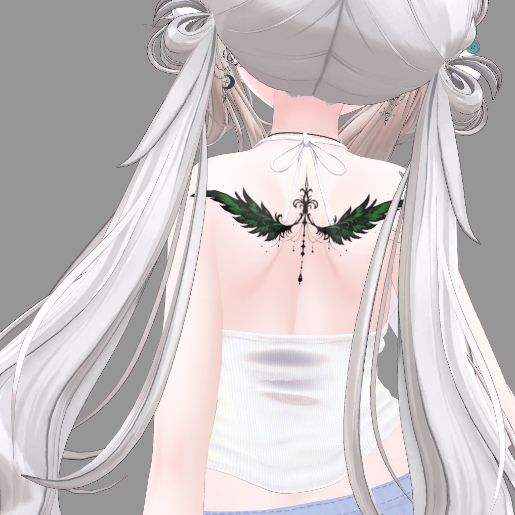SALE🌟🦇 Fallen Angel Wings Tattoo /堕天使の羽(翼)のタトゥー🦇