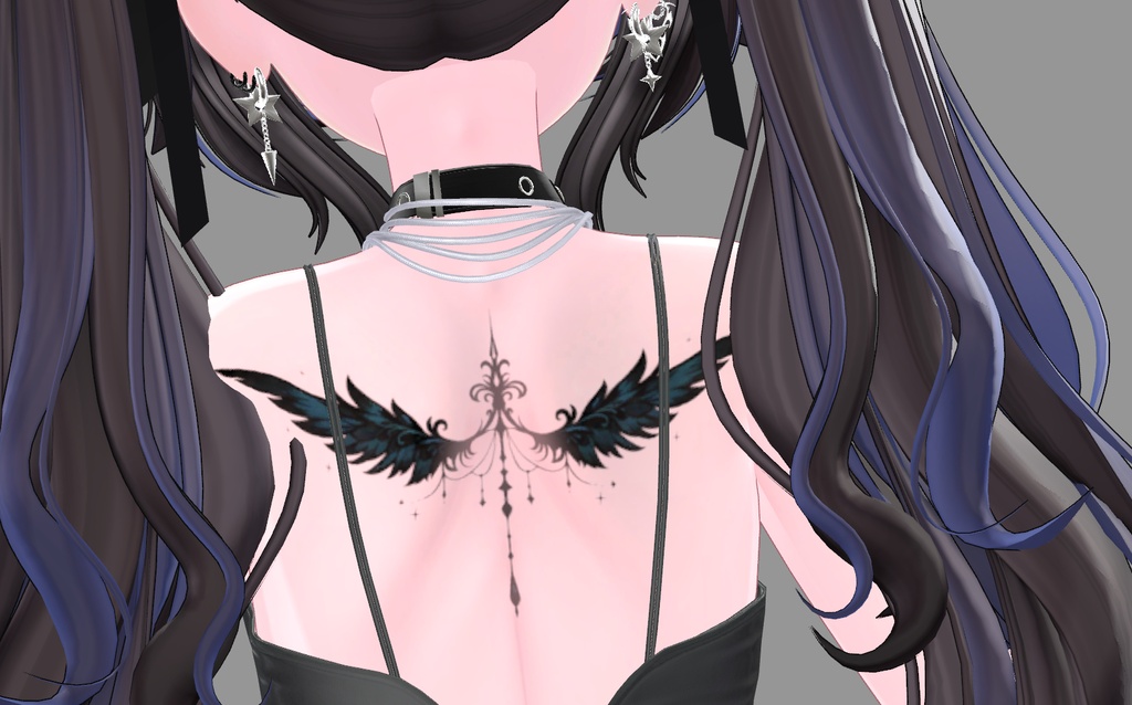 SALE🌟🦇 Fallen Angel Wings Tattoo /堕天使の羽(翼)のタトゥー🦇
