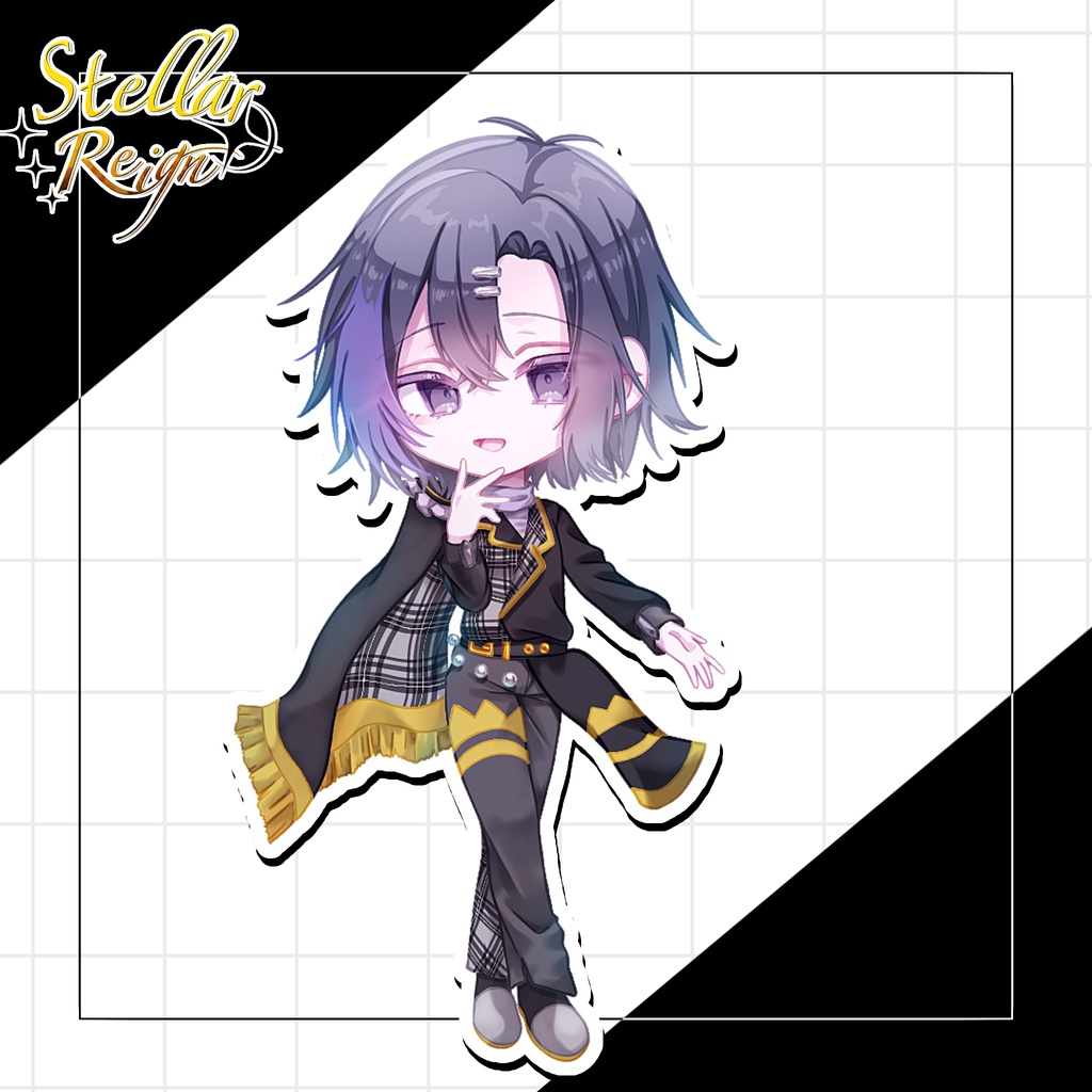 皇叶アクリルキーホルダー