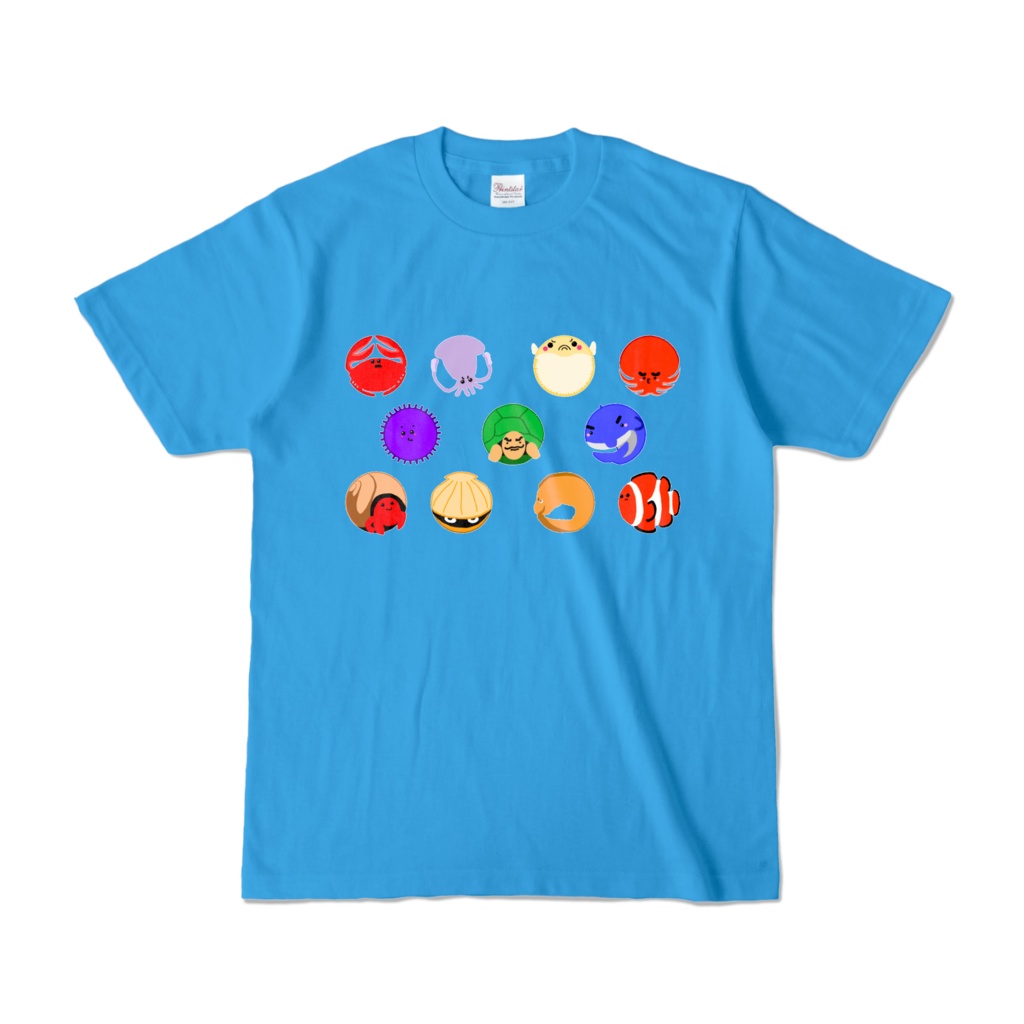 海の生き物Tシャツ