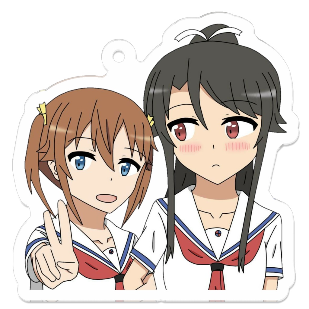 ミケシロアクリルキーホルダー6