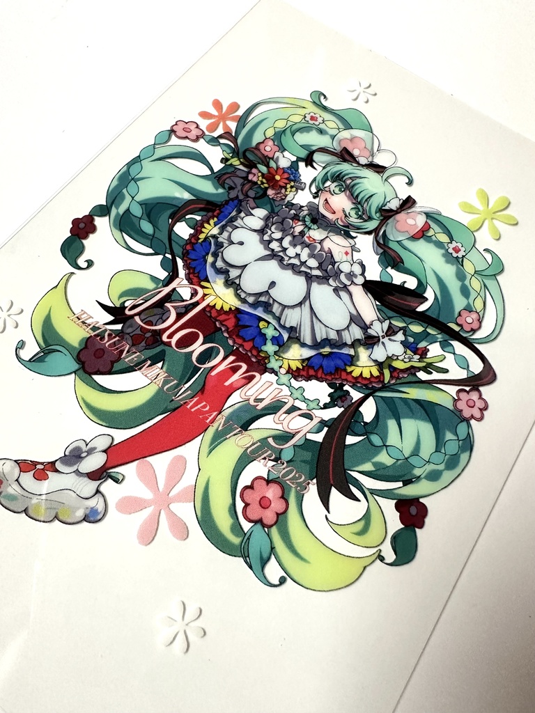 Bloomingクリアポストカード