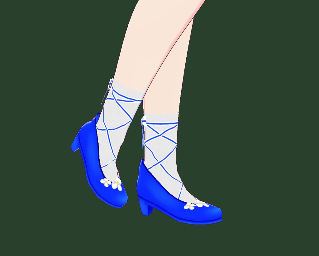 Ball Gown "Belle" for VRChat (VRM/VRoid)