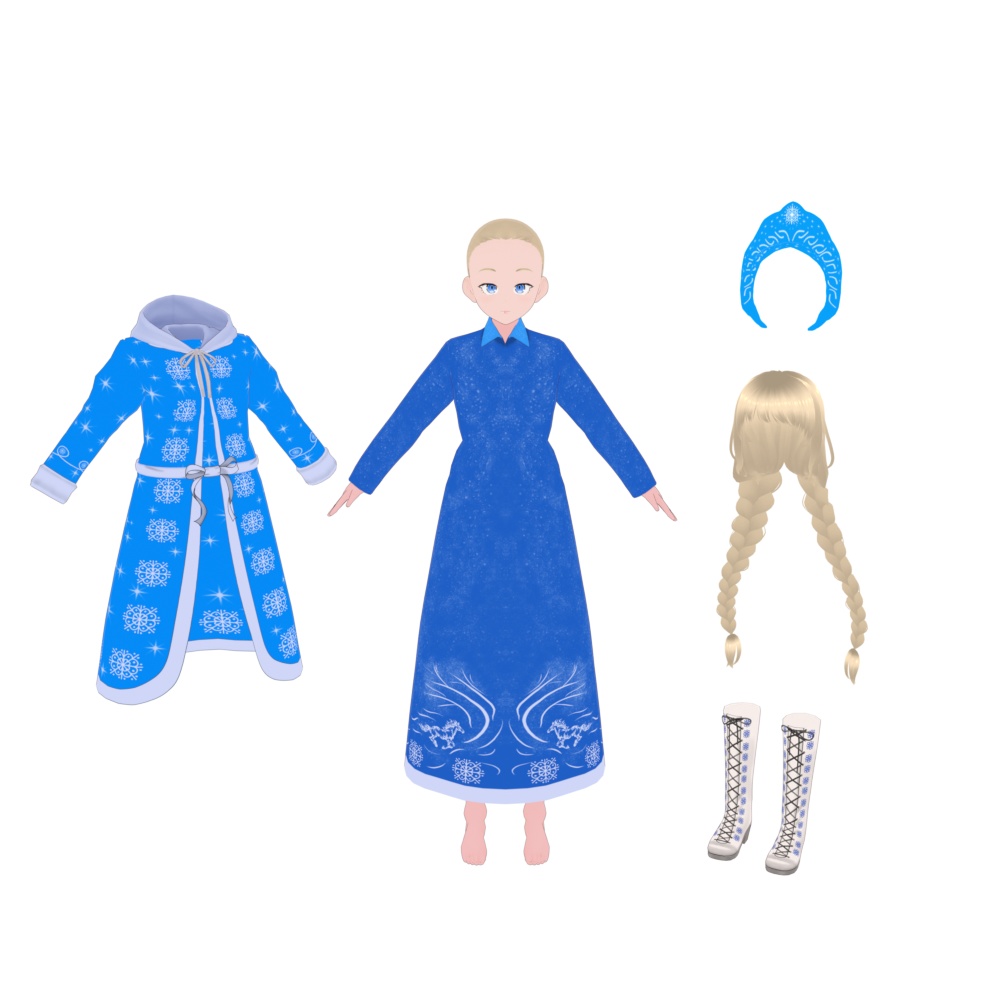 Snow Maiden Snegurochka VRM Avatar