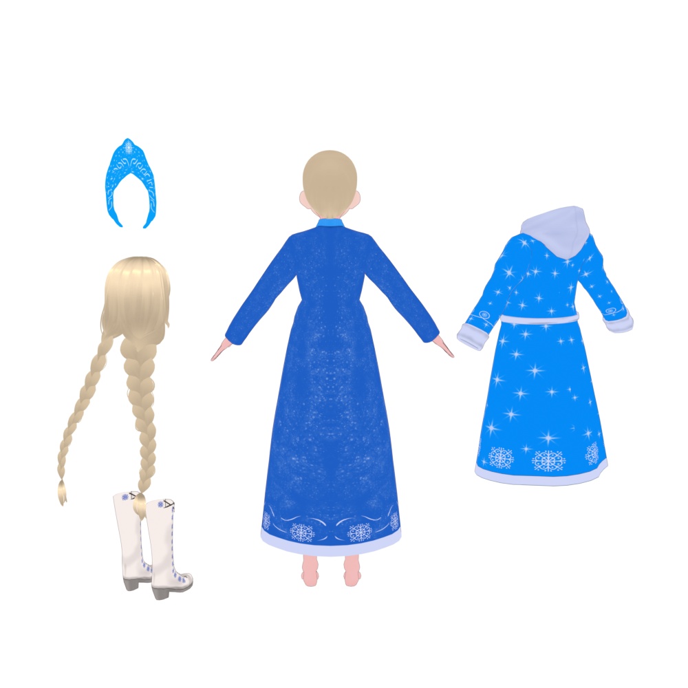 Snow Maiden Snegurochka VRM Avatar