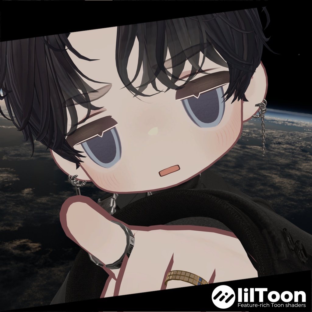 【2アバター対応】Mahjang Rings『国士無双リング』『立直棒リング』【3Dモデル】