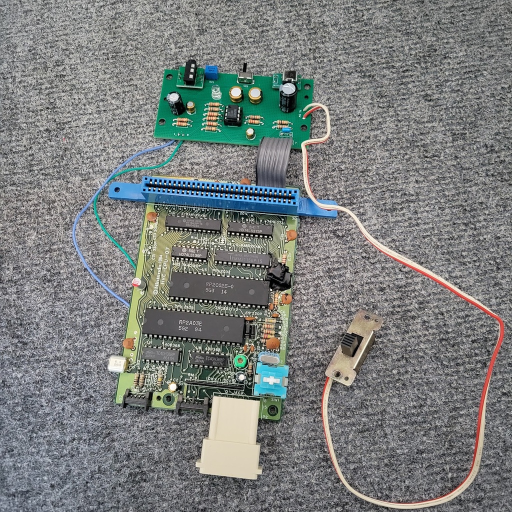 ファミコン AV出力+ステレオサウンド 基板
