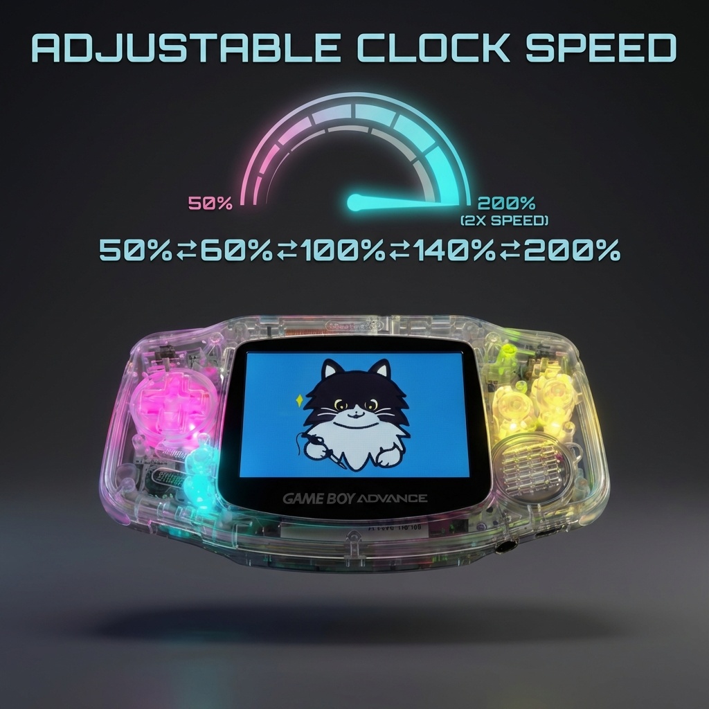 GBA LED+Clock module