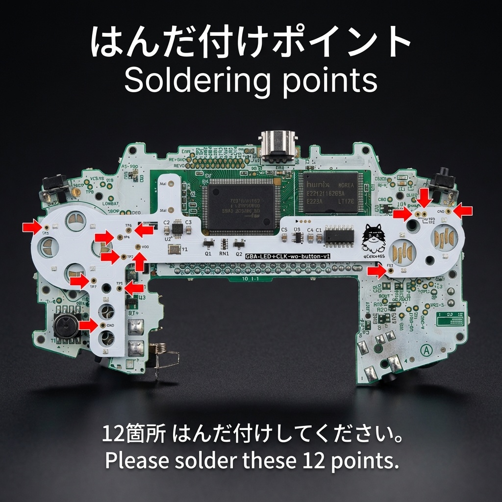 GBA LED+Clock module