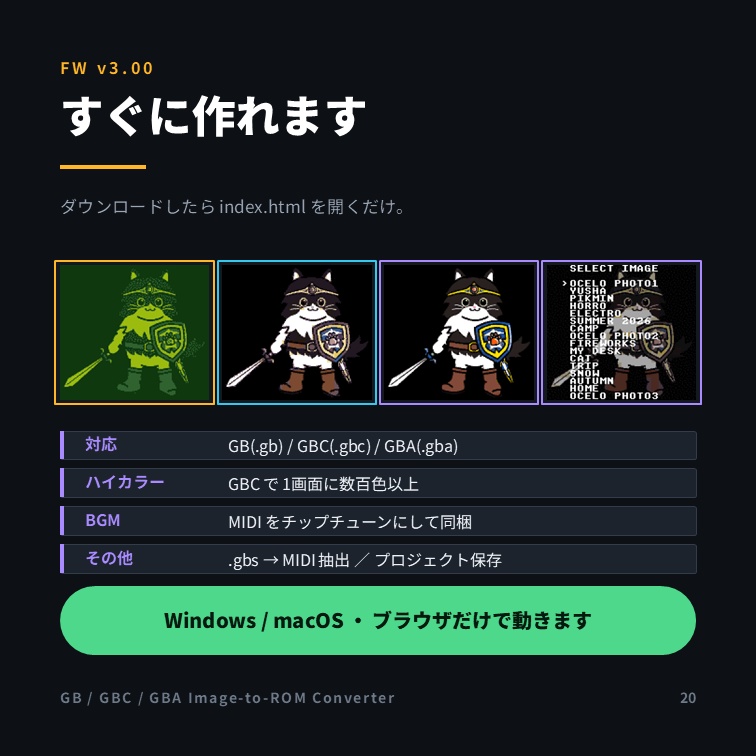 GB/GBC/GBA Image-to-ROM Converter