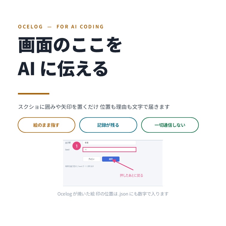 Ocelog(オセログ) | AIフィードバック効率化ツール