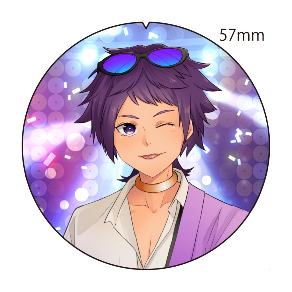 だんぷろ缶バッジ【長州DISCO ver】