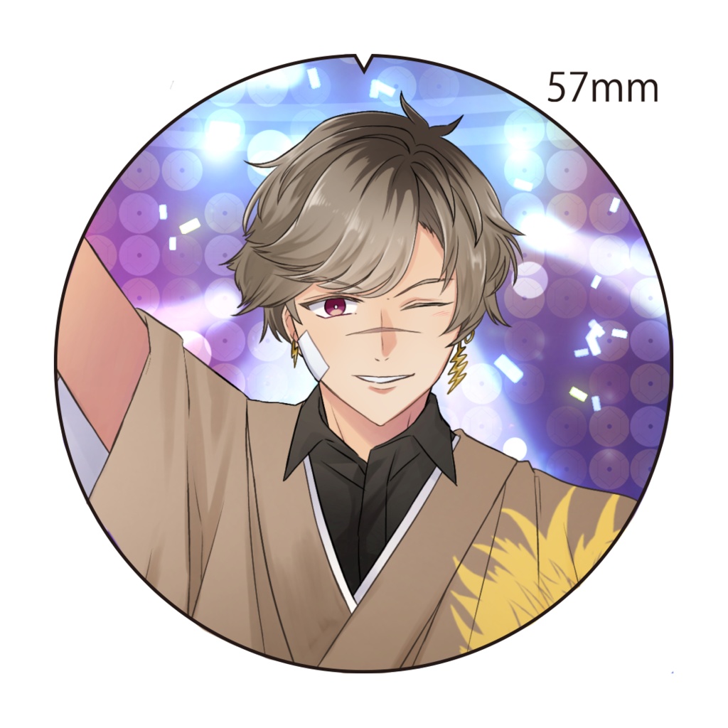 だんぷろ缶バッジ【長州DISCO ver】