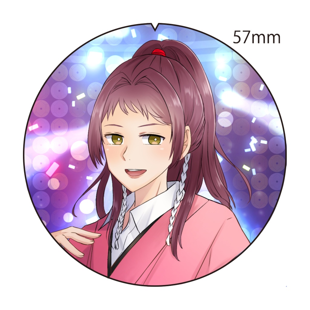 だんぷろ缶バッジ【長州DISCO ver】