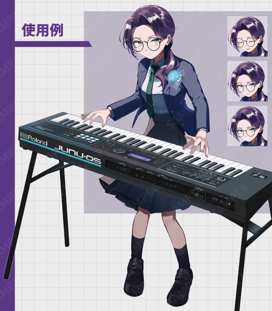 【立ち絵】楽器素材 / シンセサイザー