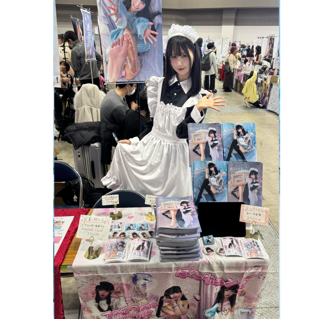 【完売】 c107 新作　ボイス&宛名付きメイドデコチェキ