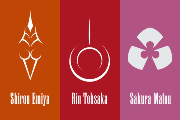 SNマスター令呪 HD PNG & PSD ファイル・士郎/凛/桜