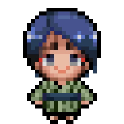 【ピクスク用】鯉登音之進(浴衣)ドットデータ