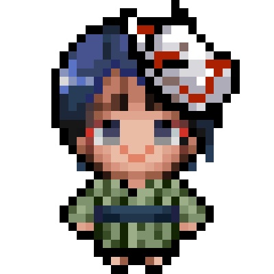 【ピクスク用】鯉登音之進(浴衣)ドットデータ