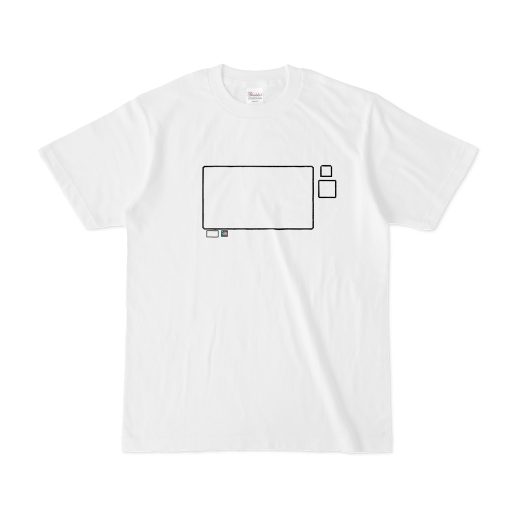 アート配信画面　Tシャツ　白