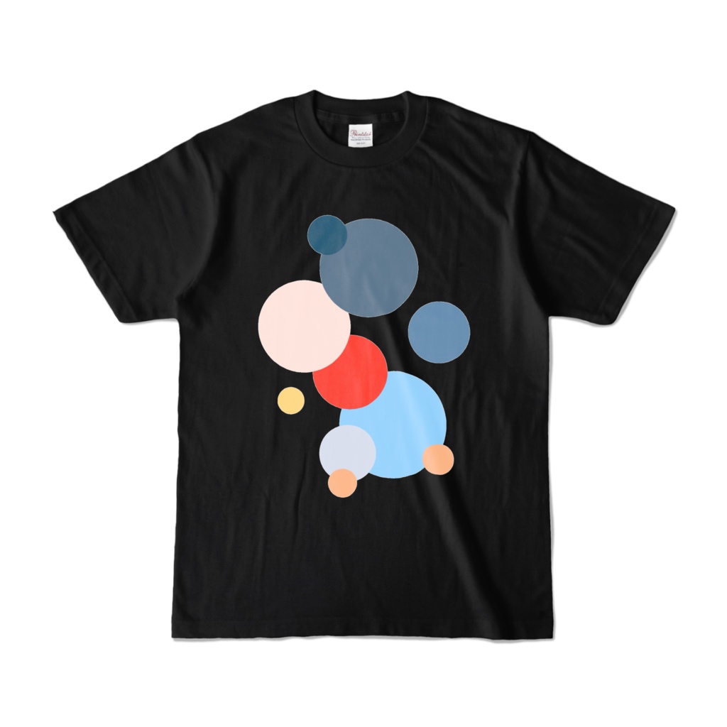 丸ワンたん Tシャツ 黒