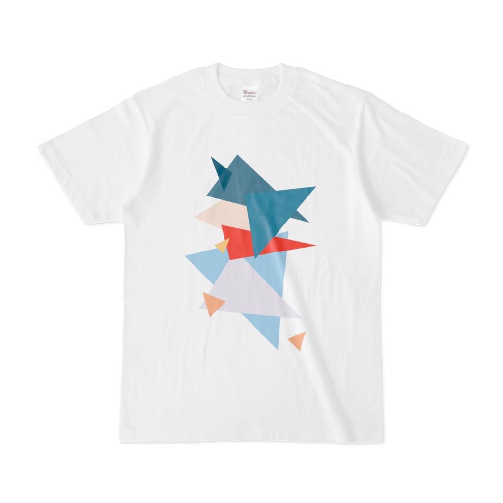 三角ワンたん　Tシャツ　白