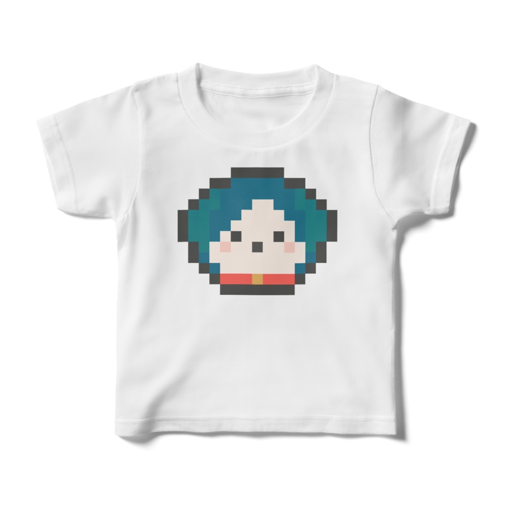 ドット絵 キッズTシャツ 白
