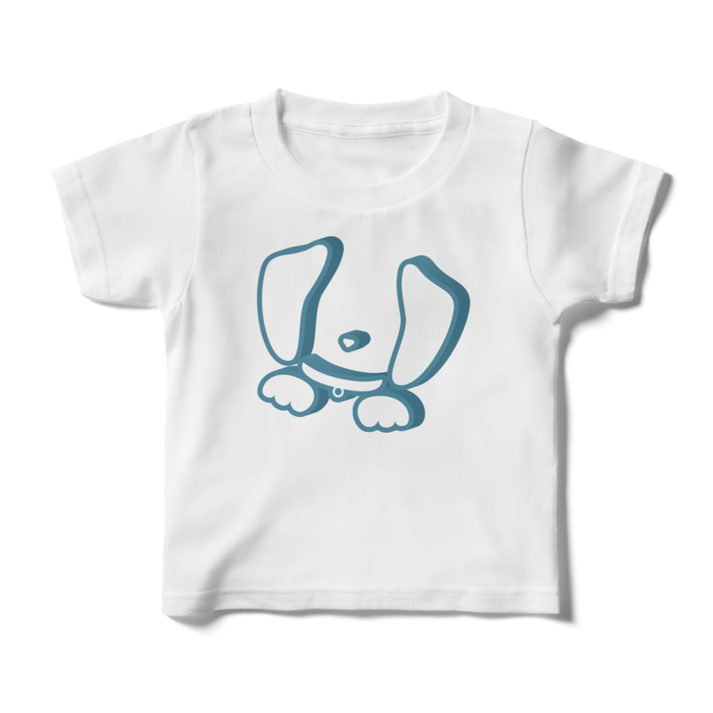 立体サブスク　キッズTシャツ　白