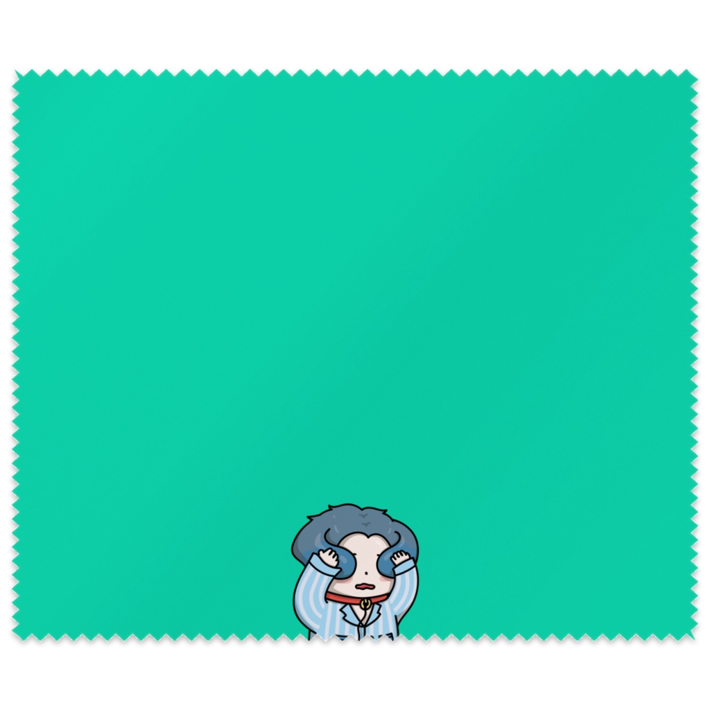 見てないよ メガネ拭き